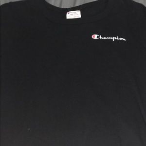 Champion black crop top